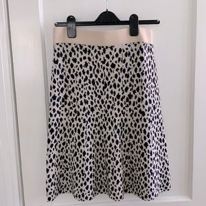 Animal print skirt